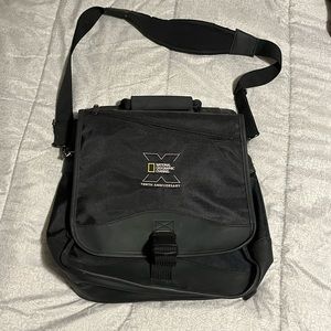 National Geographic Nat Geo Channel 10 Year Vertical Shoulder Messenger Bag